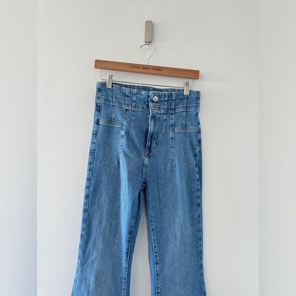 FREE PEOPLE Jayde Jeans in Sunburst Blue 28 - Picture 9 of 12